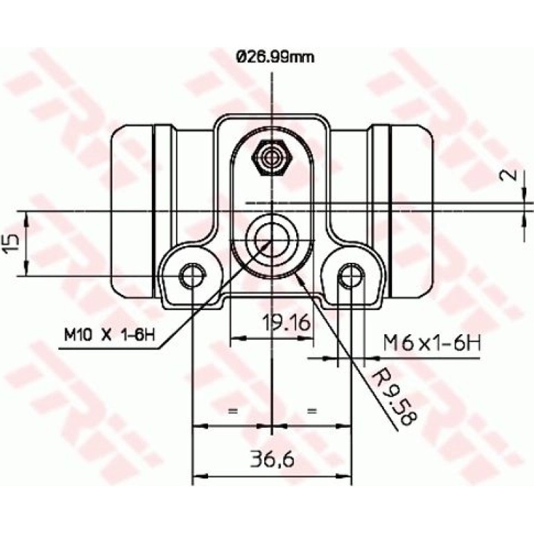 Radbremszylinder BWN240 Radbremszylinder BWN240