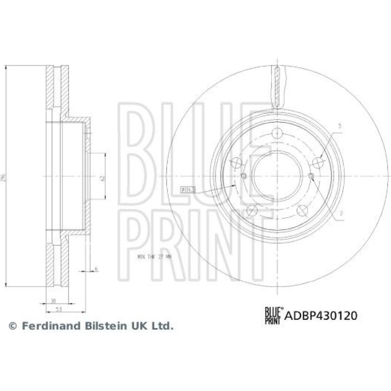 Bremsscheibe ADBP430120 Bremsscheibe ADBP430120