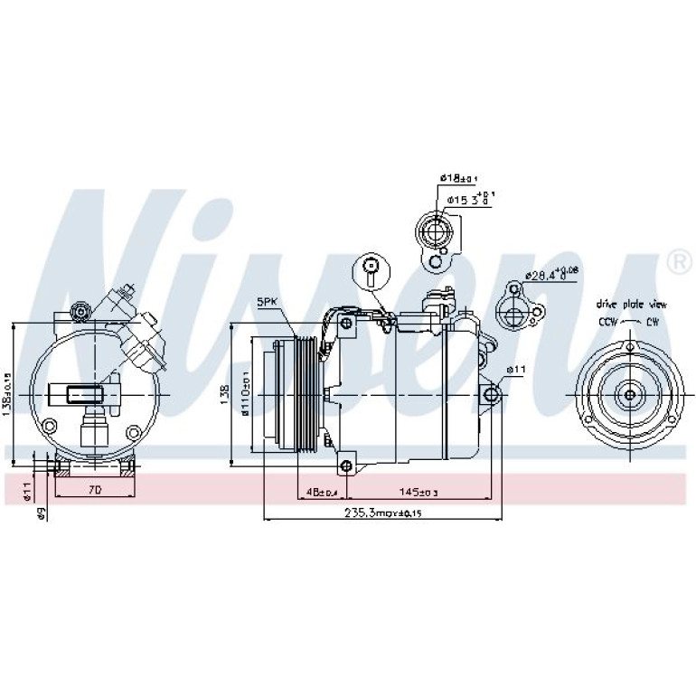 Kompressor, Klimaanlage 89034 Kompressor, Klimaanlage 89034