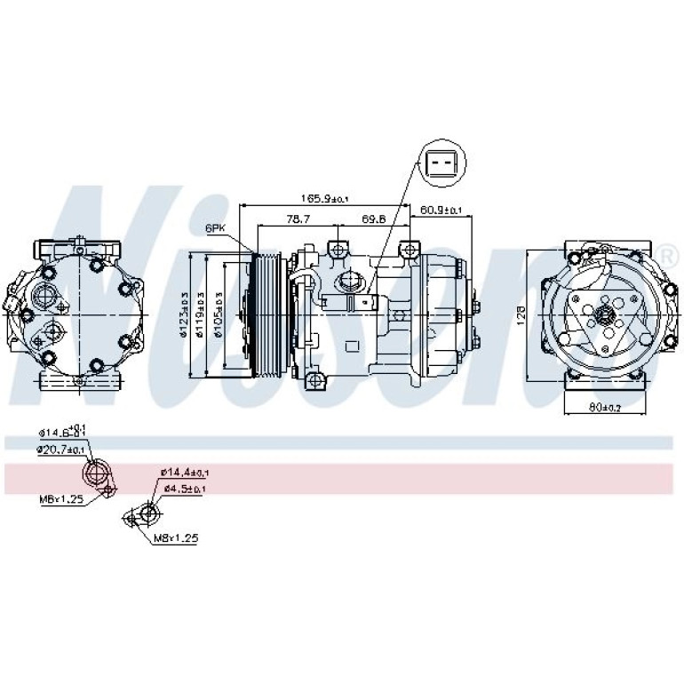 Kompressor, Klimaanlage 89136 Kompressor, Klimaanlage 89136