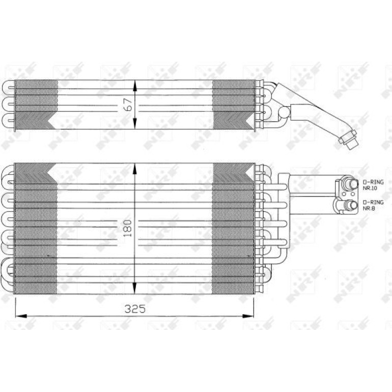 Verdampfer, Klimaanlage 36057 Verdampfer, Klimaanlage 36057