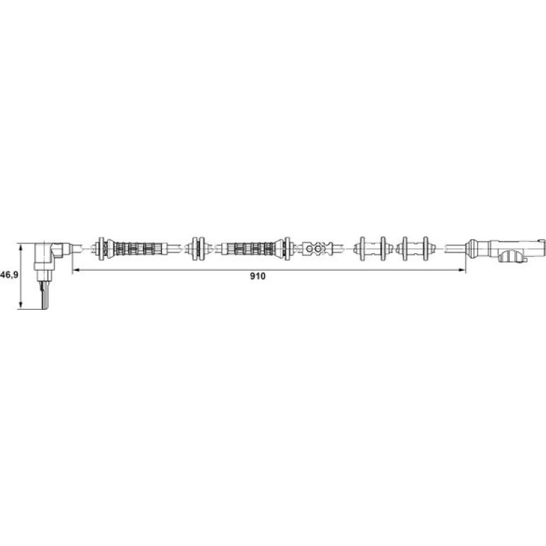 Sensor, Raddrehzahl 0 265 007 448 Sensor, Raddrehzahl 0 265 007 448