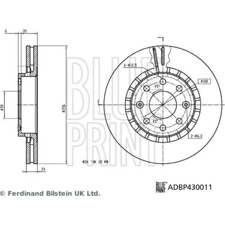 Bremsscheibe ADBP430011