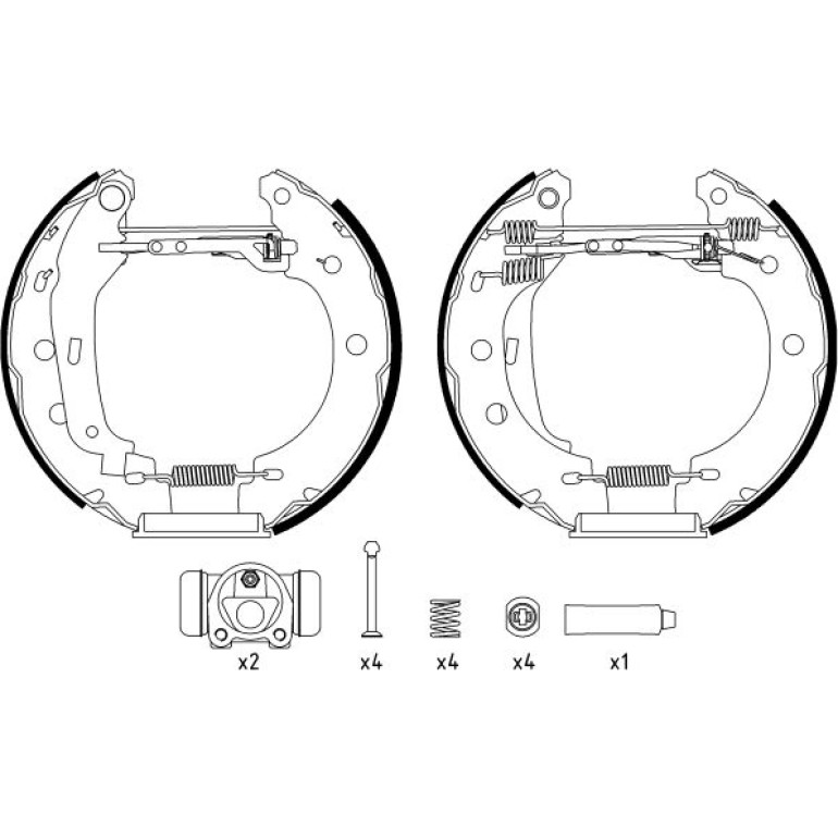 Bremsbackensatz 84052800
