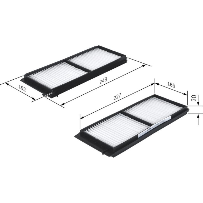 BOSCH 1 987 432 275 Innenraumfilter BOSCH 1 987 432 275 Innenraumfilter