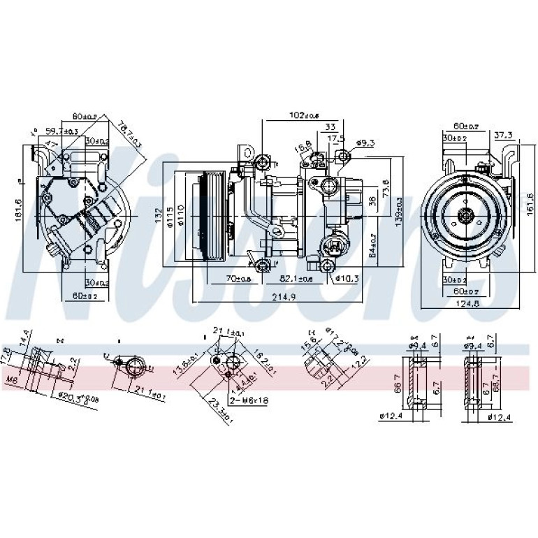 Kompressor, Klimaanlage 89528 Kompressor, Klimaanlage 89528