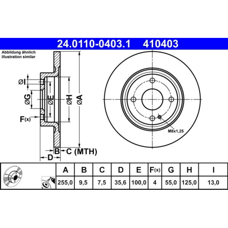 Bremsscheibe 24.0110-0403.1