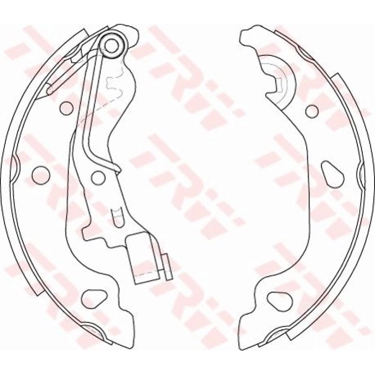 Bremsbackensatz GS8687 Bremsbackensatz GS8687