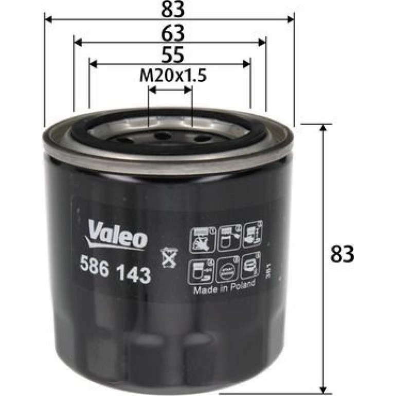 Ölfilter 586143