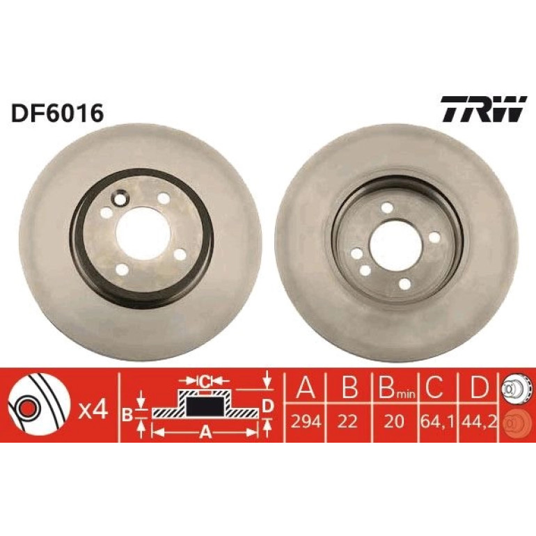 Bremsscheibe DF6016