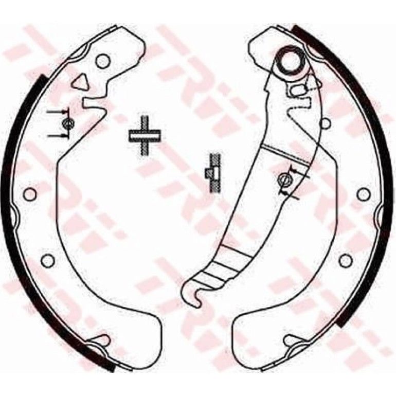 Bremsbackensatz GS8637 Bremsbackensatz GS8637