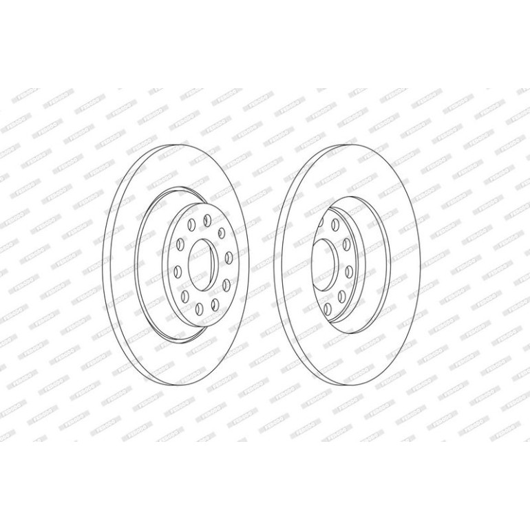 Bremsscheibe DDF2506C