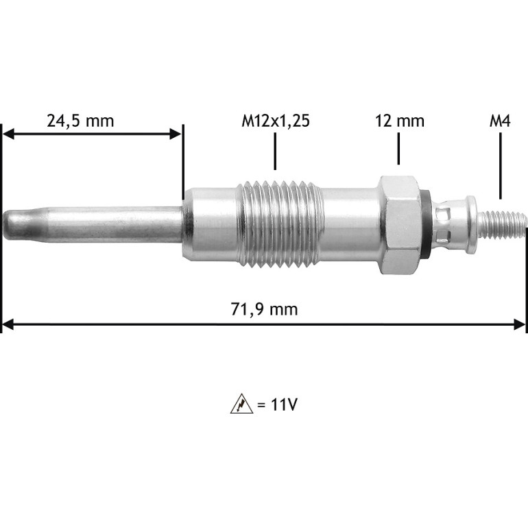 Glühkerze 345140