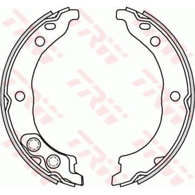 Bremsbackensatz, Feststellbremse GS8715 Bremsbackensatz, Feststellbremse GS8715