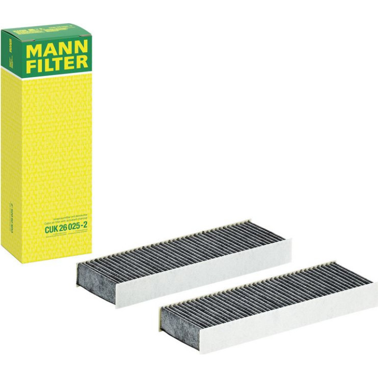 MANN-FILTER CUK 26 025-2 Innenraumfilter, Aktivkohlefilter MANN-FILTER CUK 26 025-2 Innenraumfilter, Aktivkohlefilter