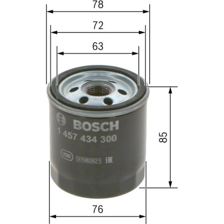 Kraftstofffilter 1 457 434 300