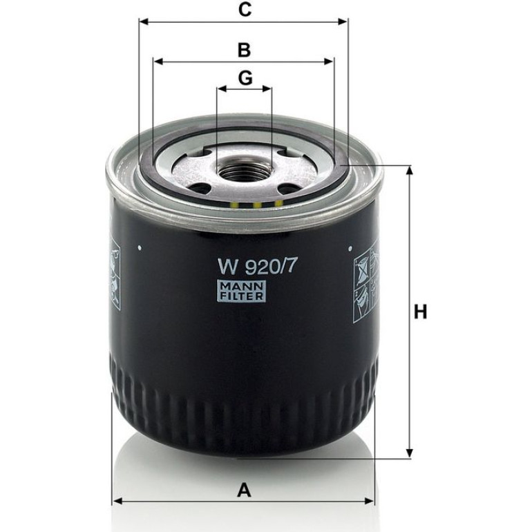 Ölfilter W 920/7