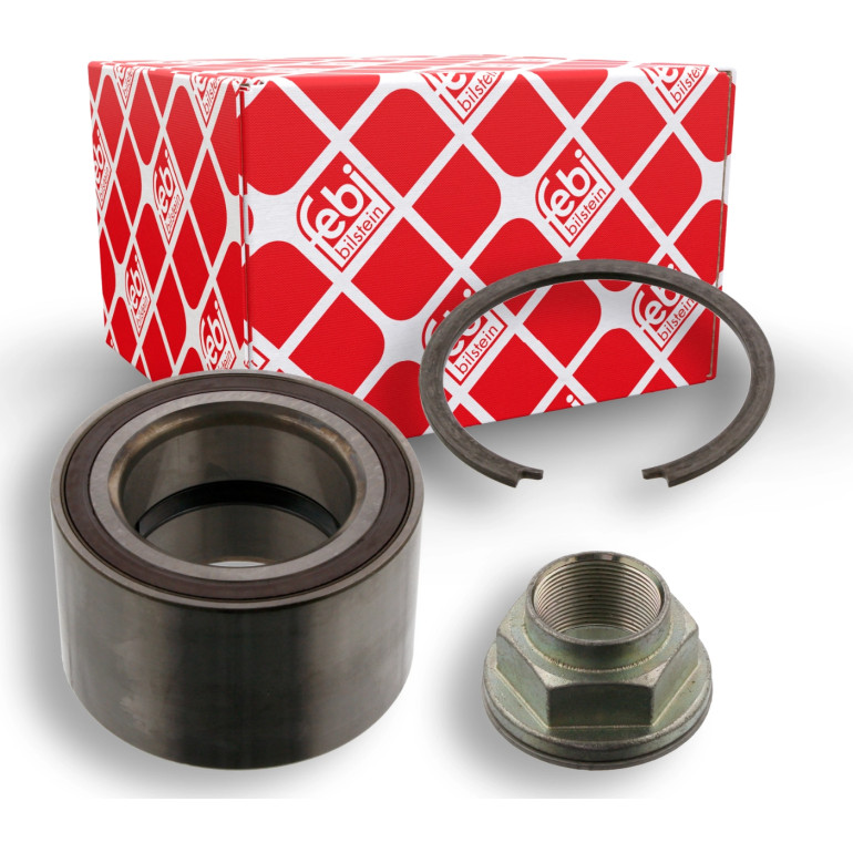 FEBI BILSTEIN 36309 Radlagersatz Vorne Links, Rechts mit ABS-Sensorring, mit Sicherungsring 90mm FEBI BILSTEIN 36309 Radlagersatz Vorne Links, Rechts mit ABS-Sensorring, mit Sicherungsring 90mm