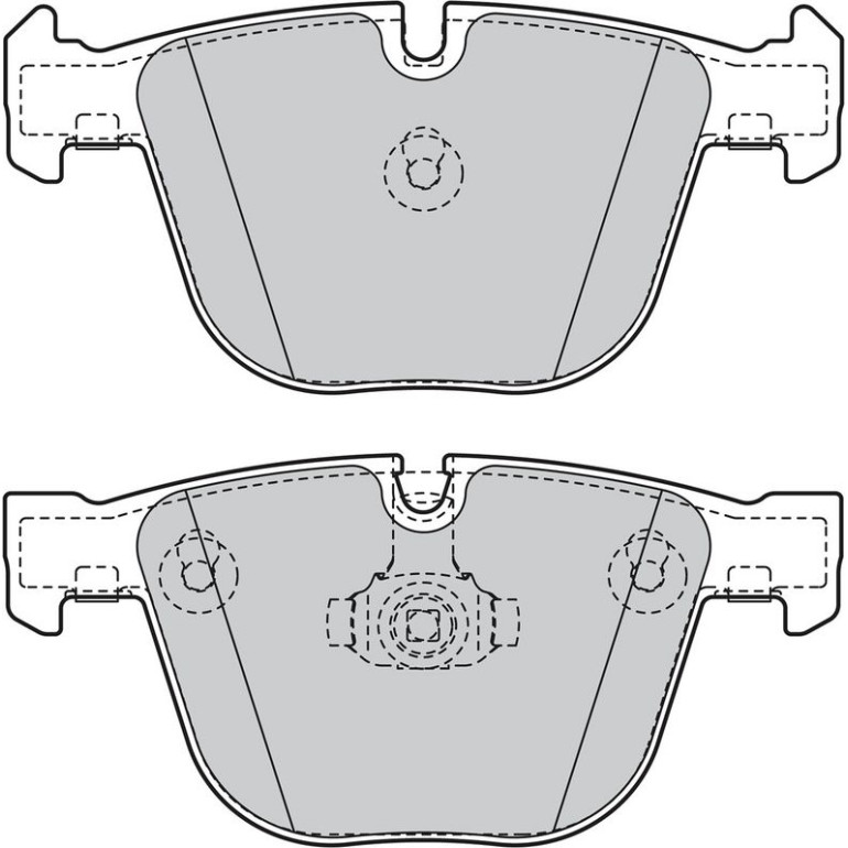 Bremsbelagsatz, Scheibenbremse 598820