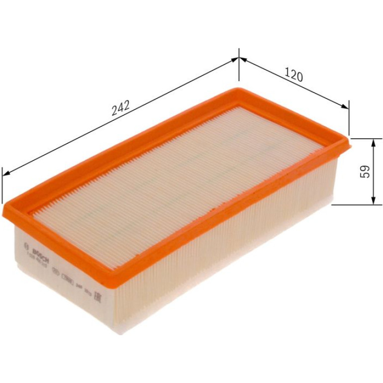 BOSCH F 026 400 510 Luftfilter