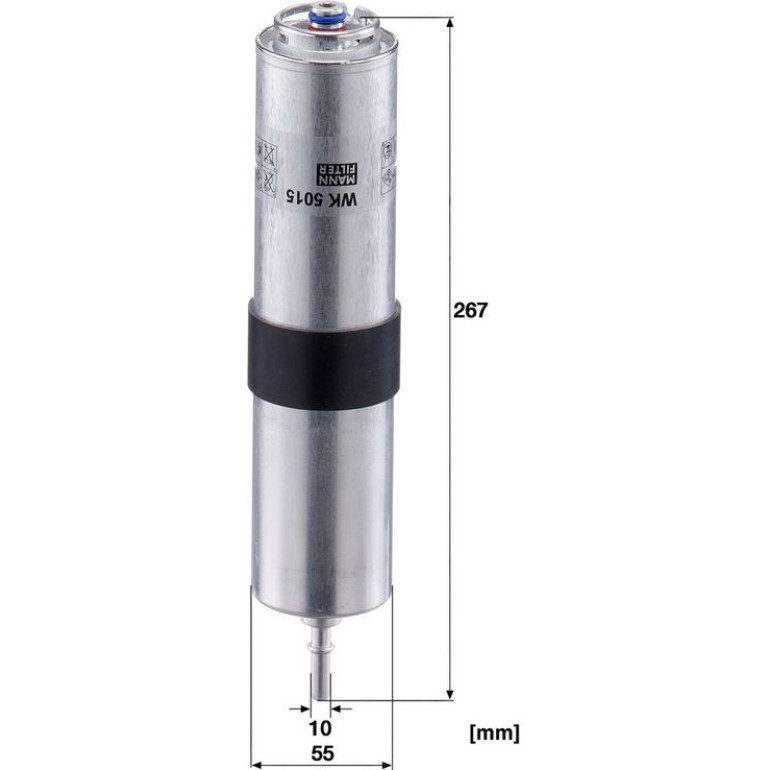 MANN-FILTER WK 5015 Kraftstofffilter Leitungsfilter, 14mm, 8mm