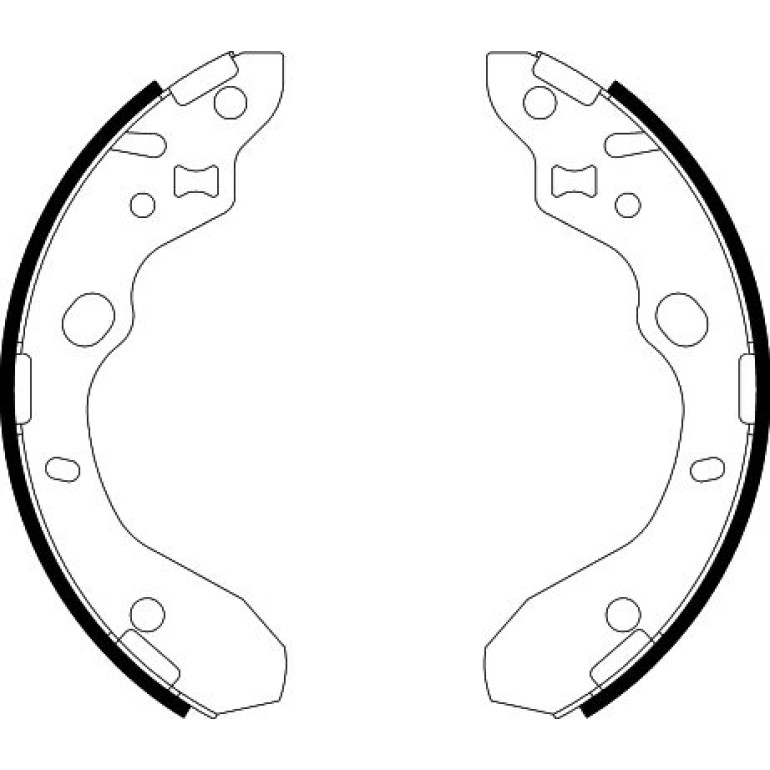 Bremsbackensatz 8DB 355 002-551