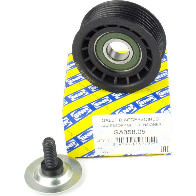 Umlenk-/Führungsrolle, Keilrippenriemen GA358.05 Umlenk-/Führungsrolle, Keilrippenriemen GA358.05