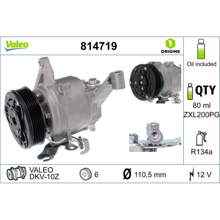 Kompressor, Klimaanlage 814719 Kompressor, Klimaanlage 814719