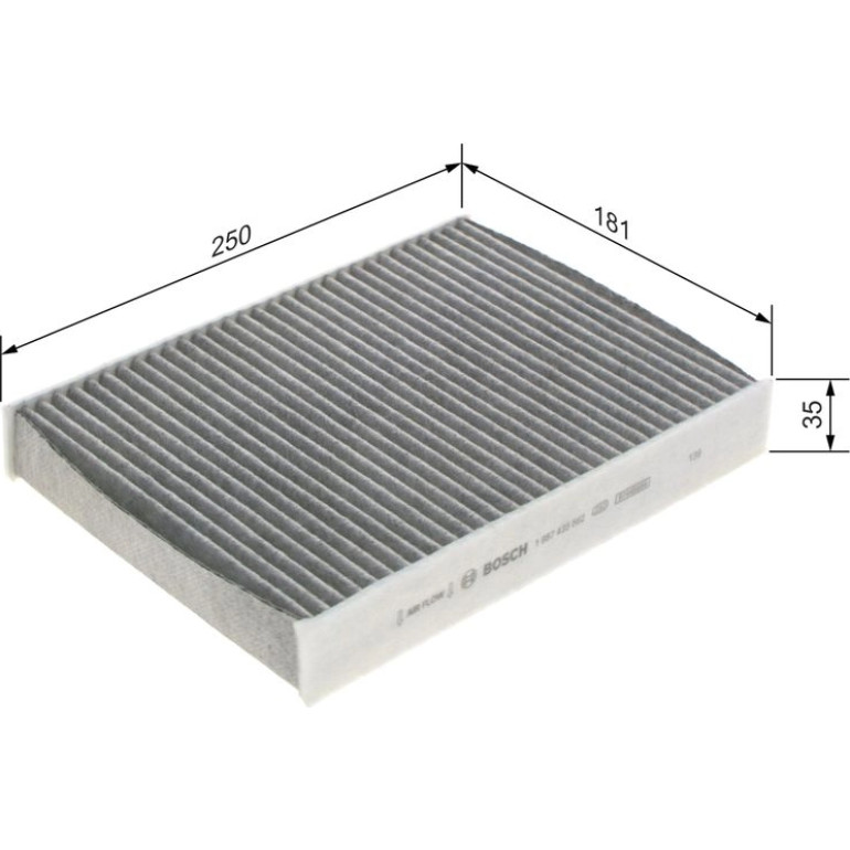 BOSCH 1 987 435 562 Innenraumfilter FILTER+pro BOSCH 1 987 435 562 Innenraumfilter FILTER+pro