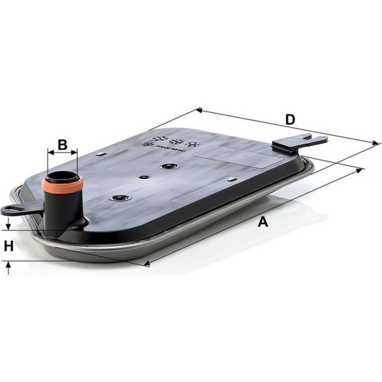 Hydraulikfilter, Automatikgetriebe H 2826 KIT