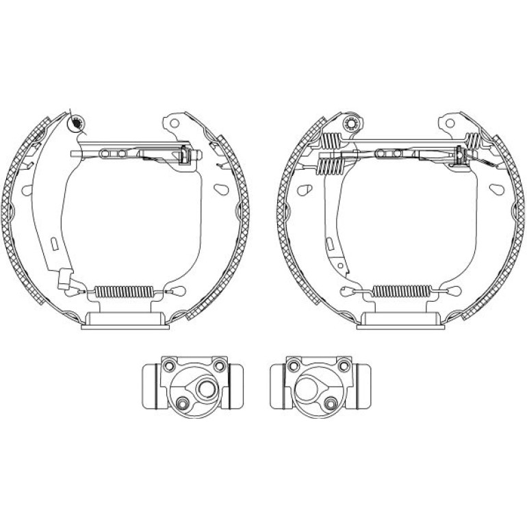 Bremsbackensatz 8DB 355 003-861 Bremsbackensatz 8DB 355 003-861