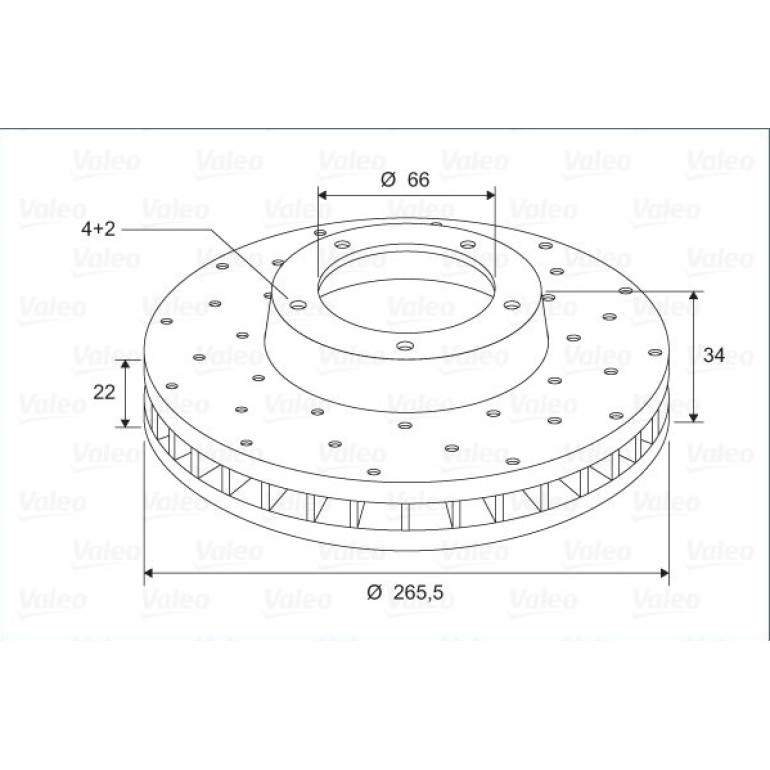 Bremsscheibe 886695 Bremsscheibe 886695