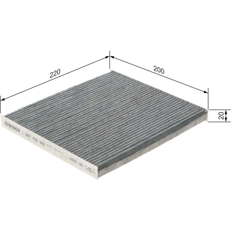 BOSCH 1 987 435 566 Innenraumfilter