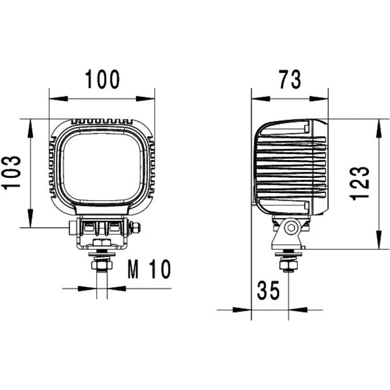 Arbeitsscheinwerfer 1GA 357 109-002 Arbeitsscheinwerfer 1GA 357 109-002