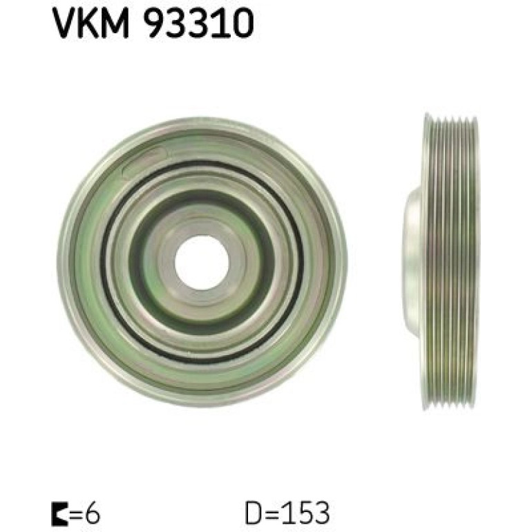 Riemenscheibe, Kurbelwelle VKM 93310