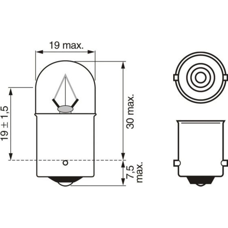 Glühlampe 1 987 302 704 Glühlampe 1 987 302 704