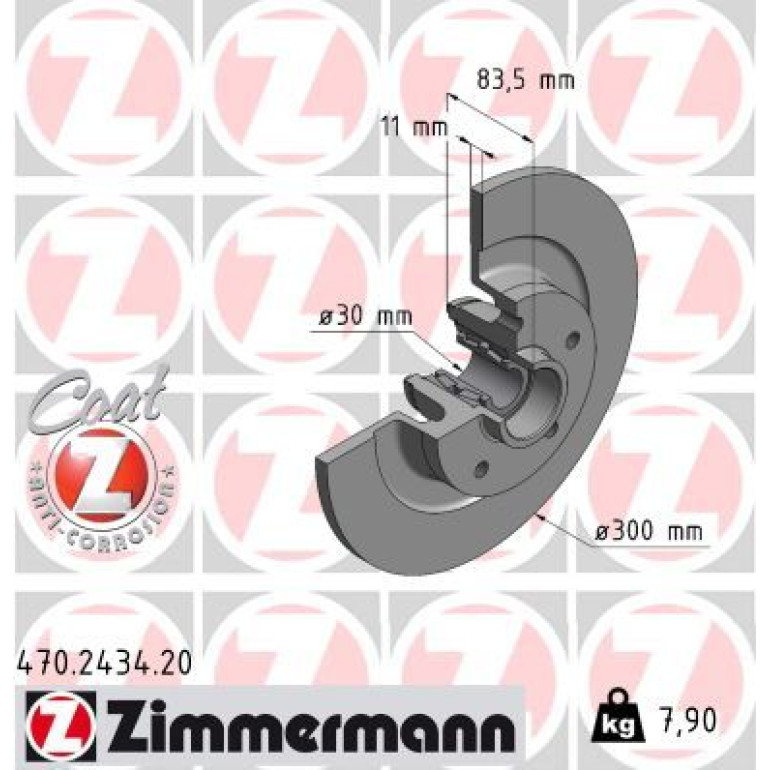 Bremsscheibe 470.2434.20