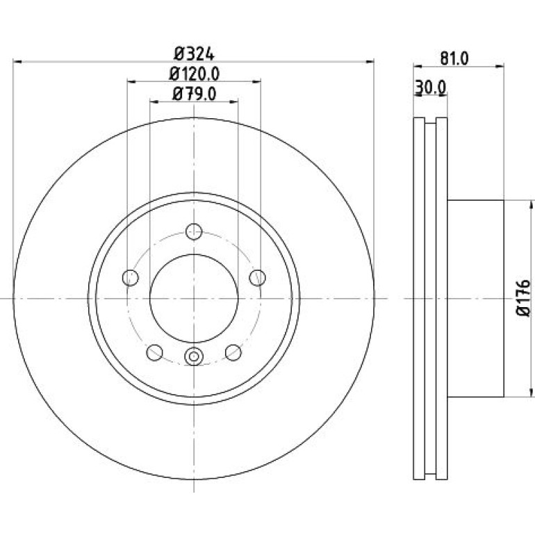 Bremsscheibe 8DD 355 129-771
