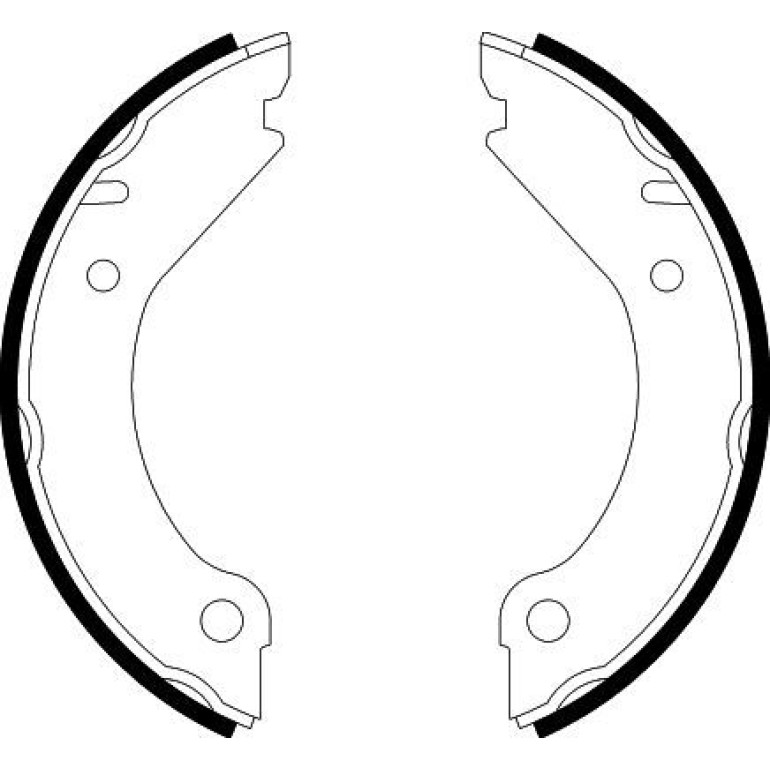 Bremsbackensatz, Feststellbremse 8DA 355 050-021