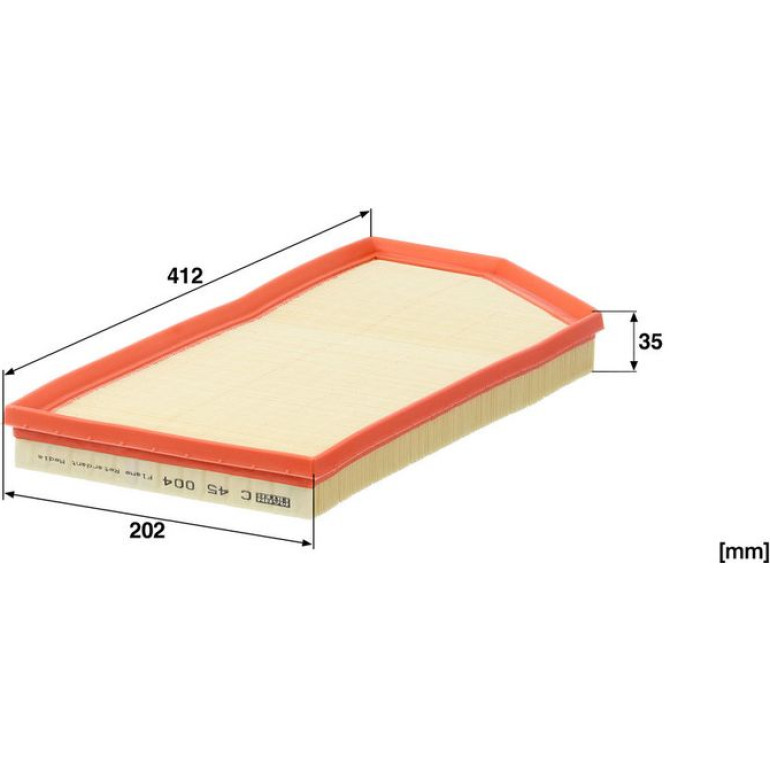 MANN-FILTER C 45 004 Luftfilter MANN-FILTER C 45 004 Luftfilter