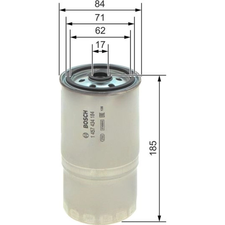 Kraftstofffilter 1 457 434 184 Kraftstofffilter 1 457 434 184