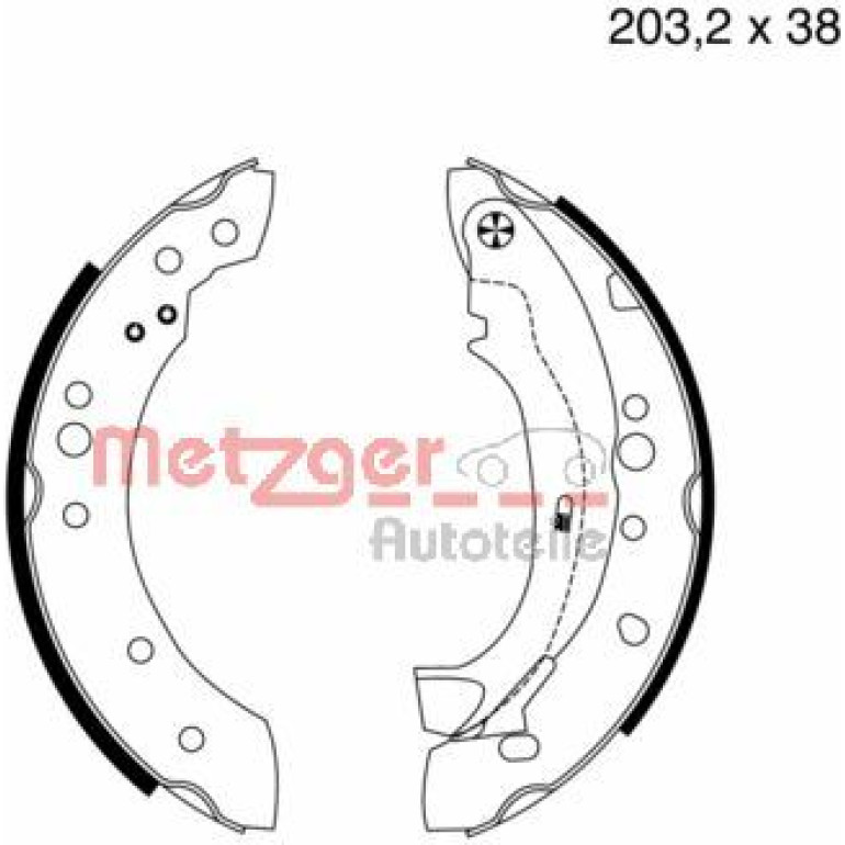 Bremsbackensatz MG 961 Bremsbackensatz MG 961