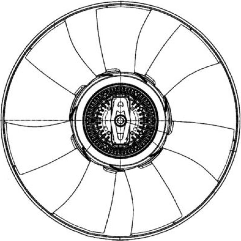 Lüfter, Motorkühlung CFF 501 000P