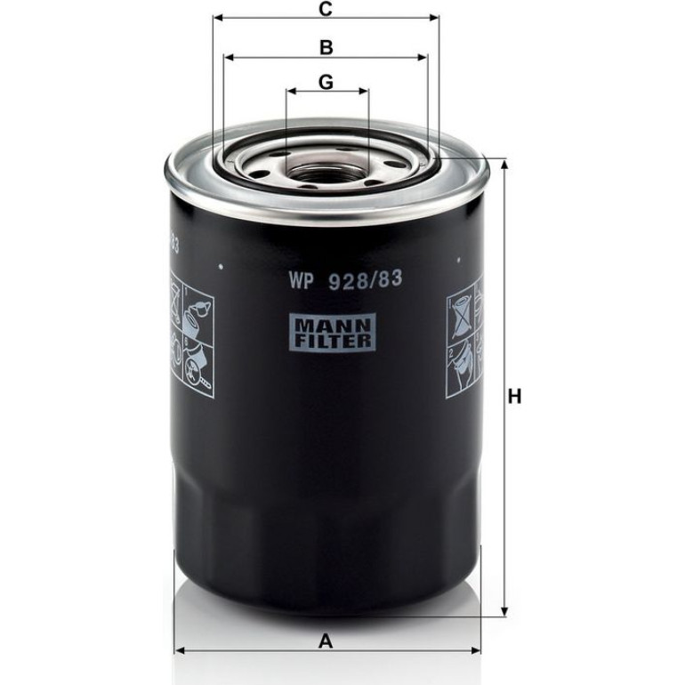 Ölfilter WP 928/83