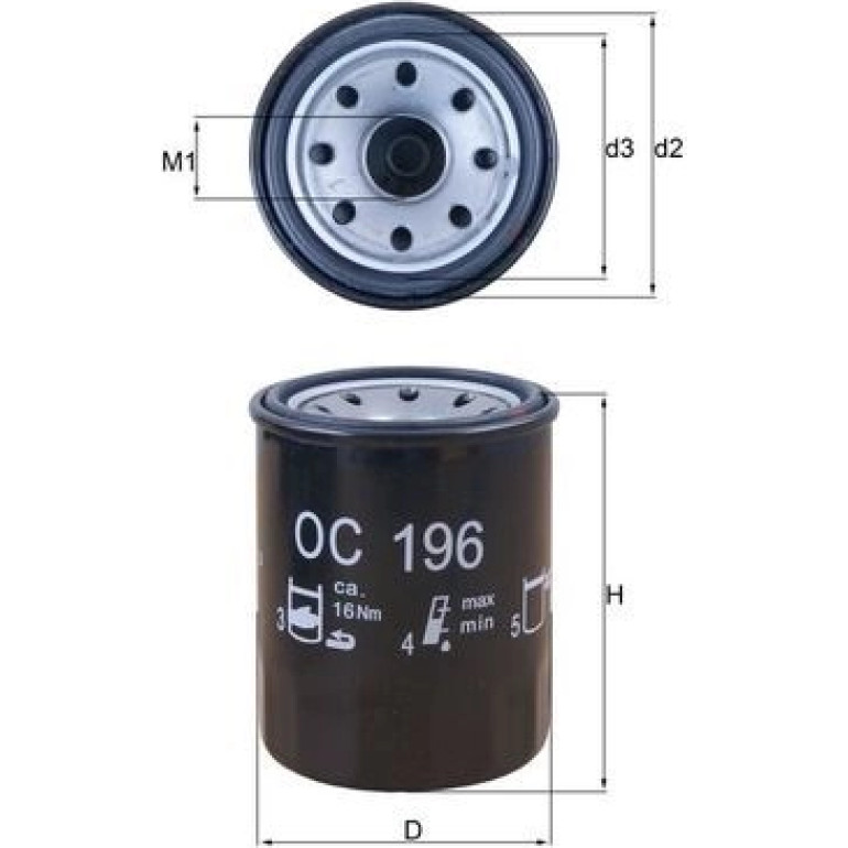 Ölfilter OC 196