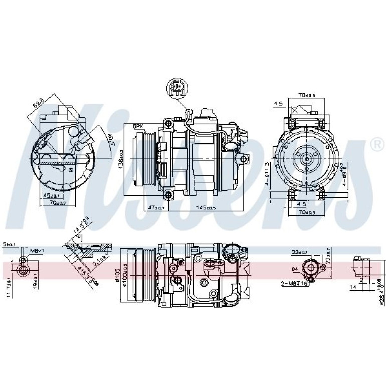 Kompressor, Klimaanlage 89212 Kompressor, Klimaanlage 89212