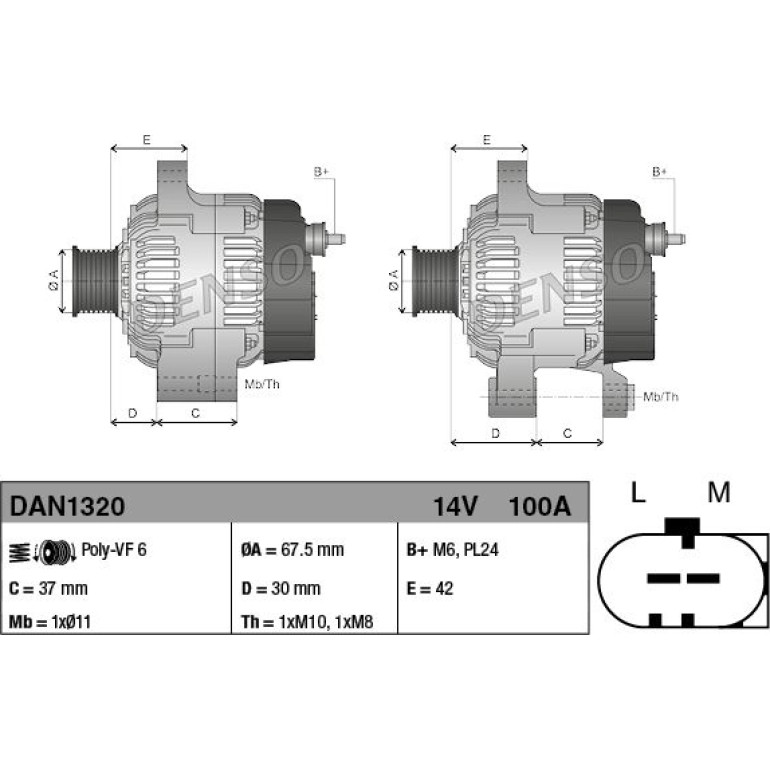 Generator DAN1320 Generator DAN1320