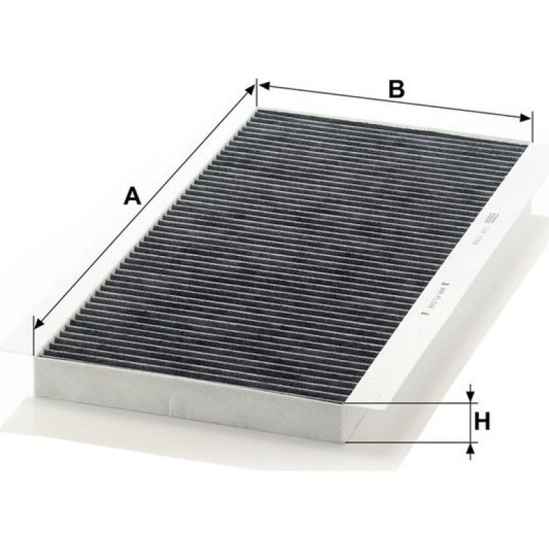 MANN-FILTER CUK 5366 Innenraumfilter, Aktivkohlefilter