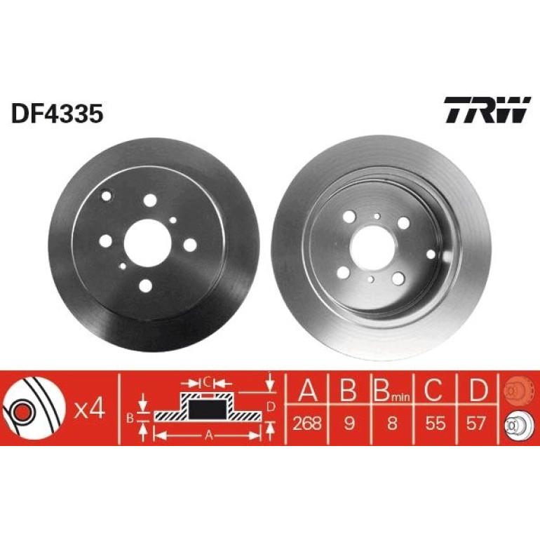 Bremsscheibe DF4335