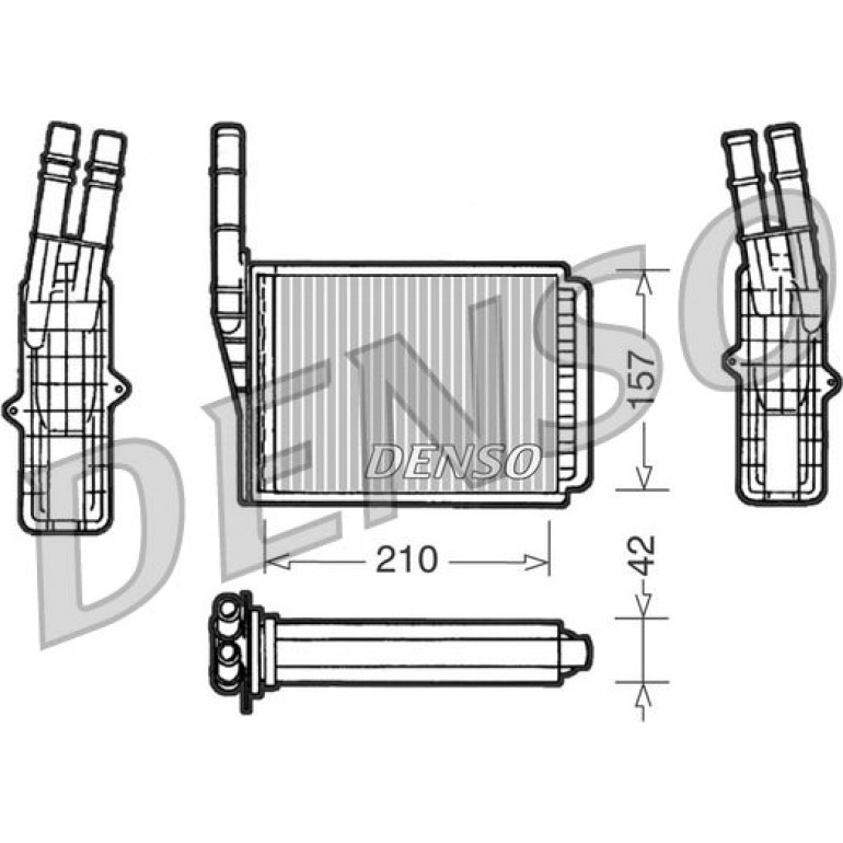 Wärmetauscher, Innenraumheizung DRR23013